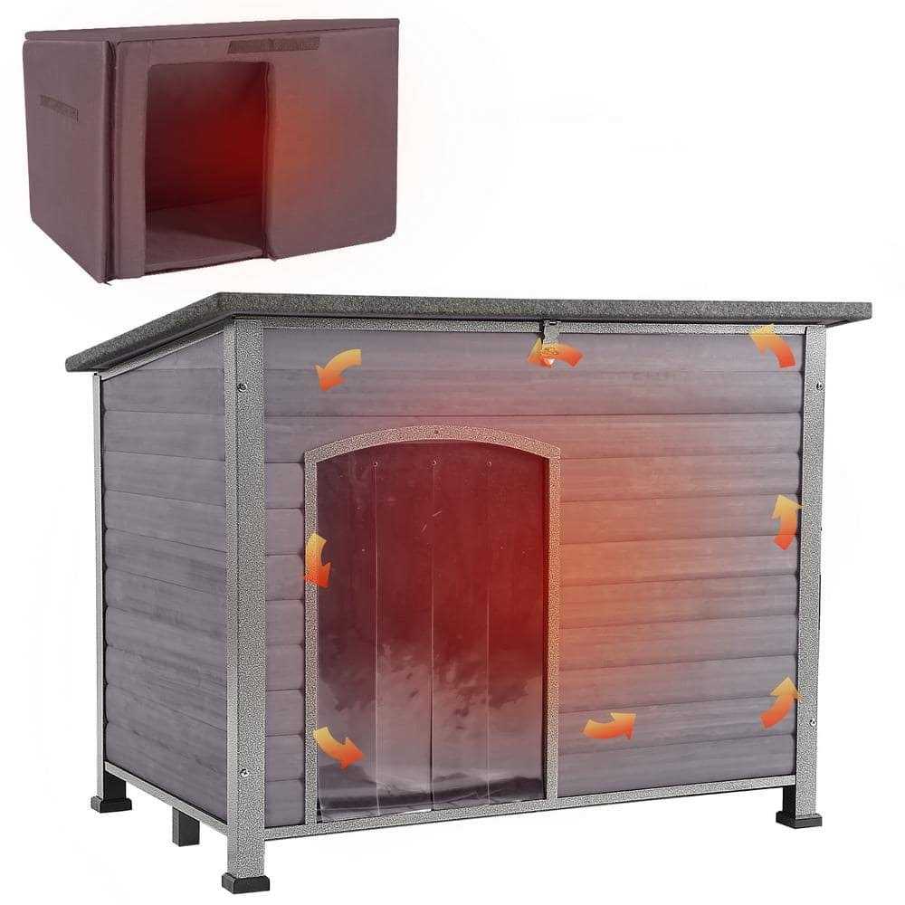 Insulated Outdoor Dog House with Waterproof Roof Z4852