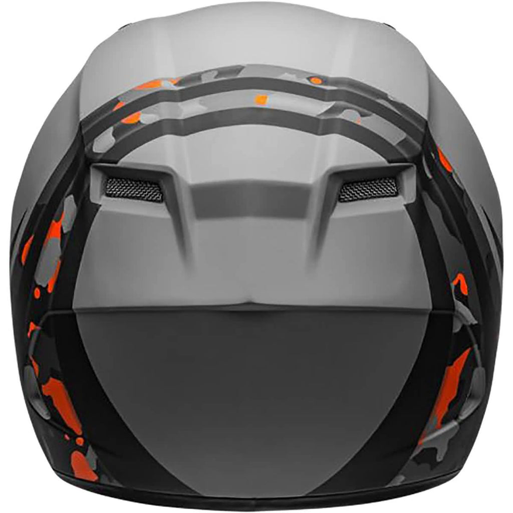 Matte Grey Orange Camo Helmet L64483