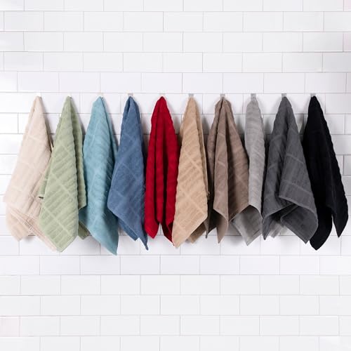 100% Cotton 17"x30" Black Kitchen Towel I88785