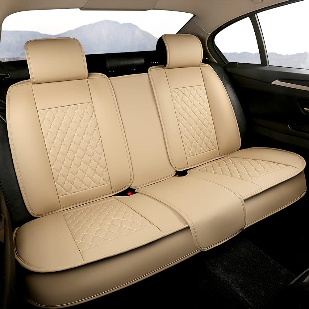 Black Rear Bench Car Seat Cover Q1210