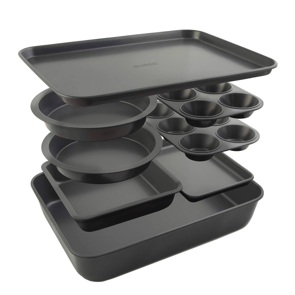 8 Piece Nonstick Carbon Steel Baking Pan Set X606