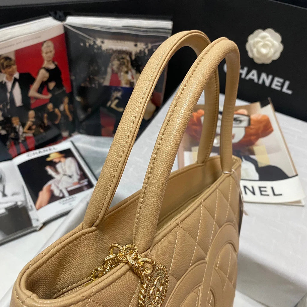 Yellow Caviar Tote Bag N871
