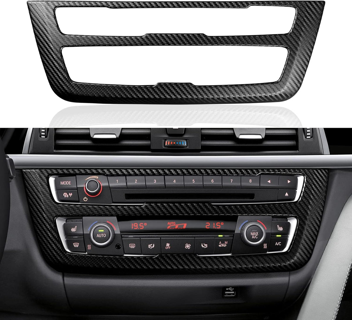 Car Dashboard Panel Frame Cover Trim Sticker Interior Decoration B179536