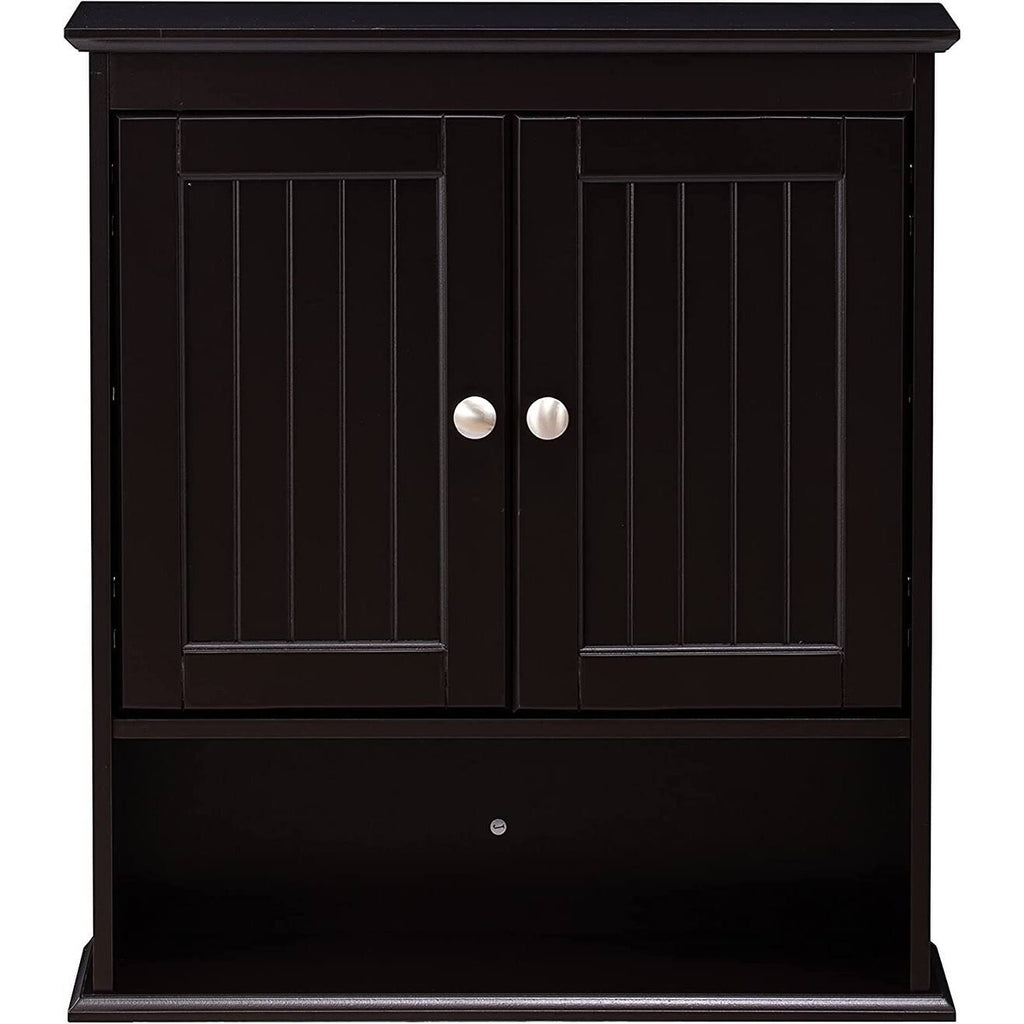 White Wooden Bathroom Wall Storage Cabinet V23470