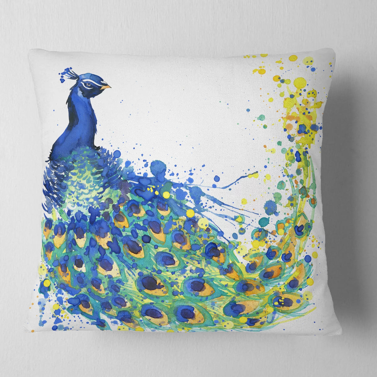 Contemporary Animal Throw Pillow 18x18 E415