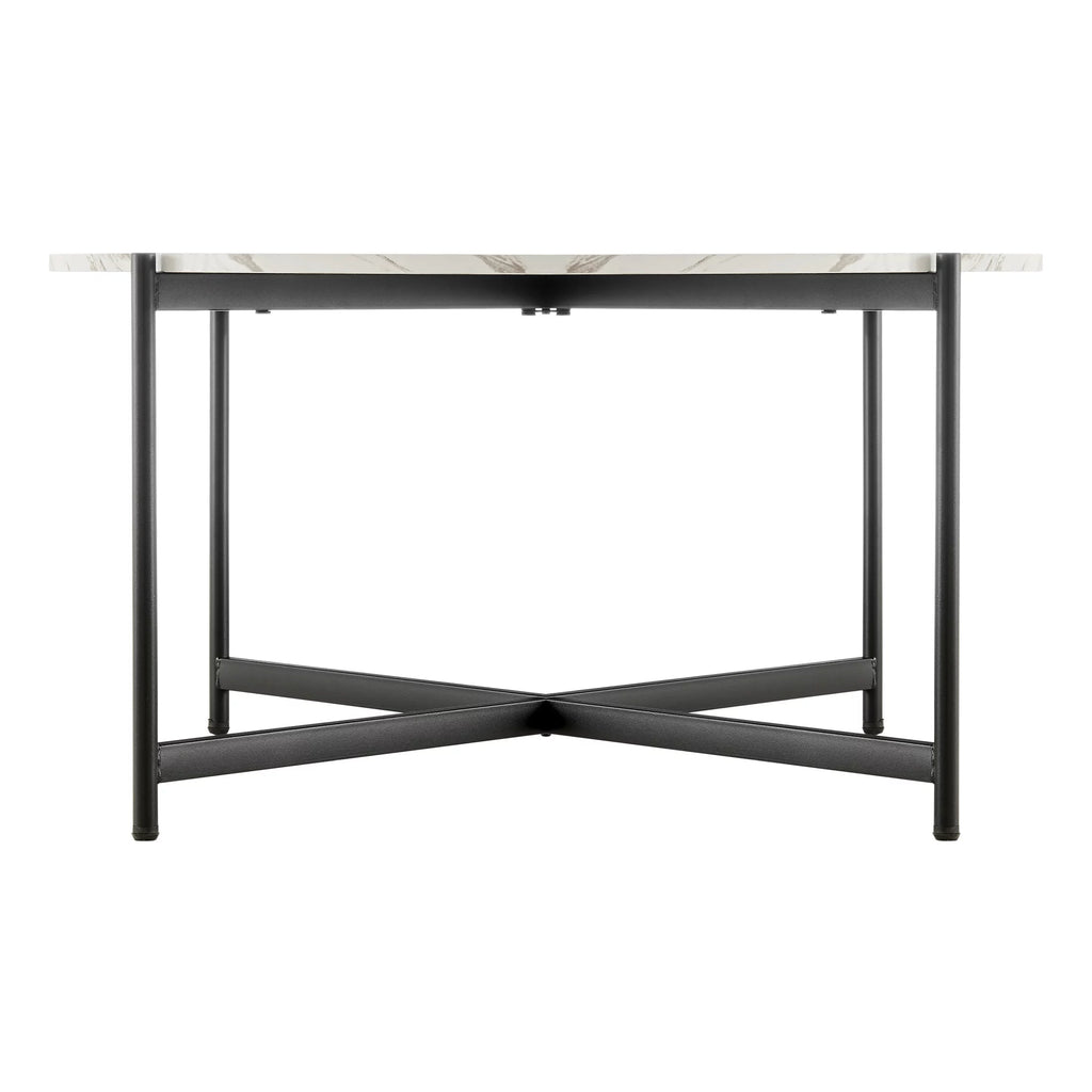 Round Marble Finish Coffee Table G306