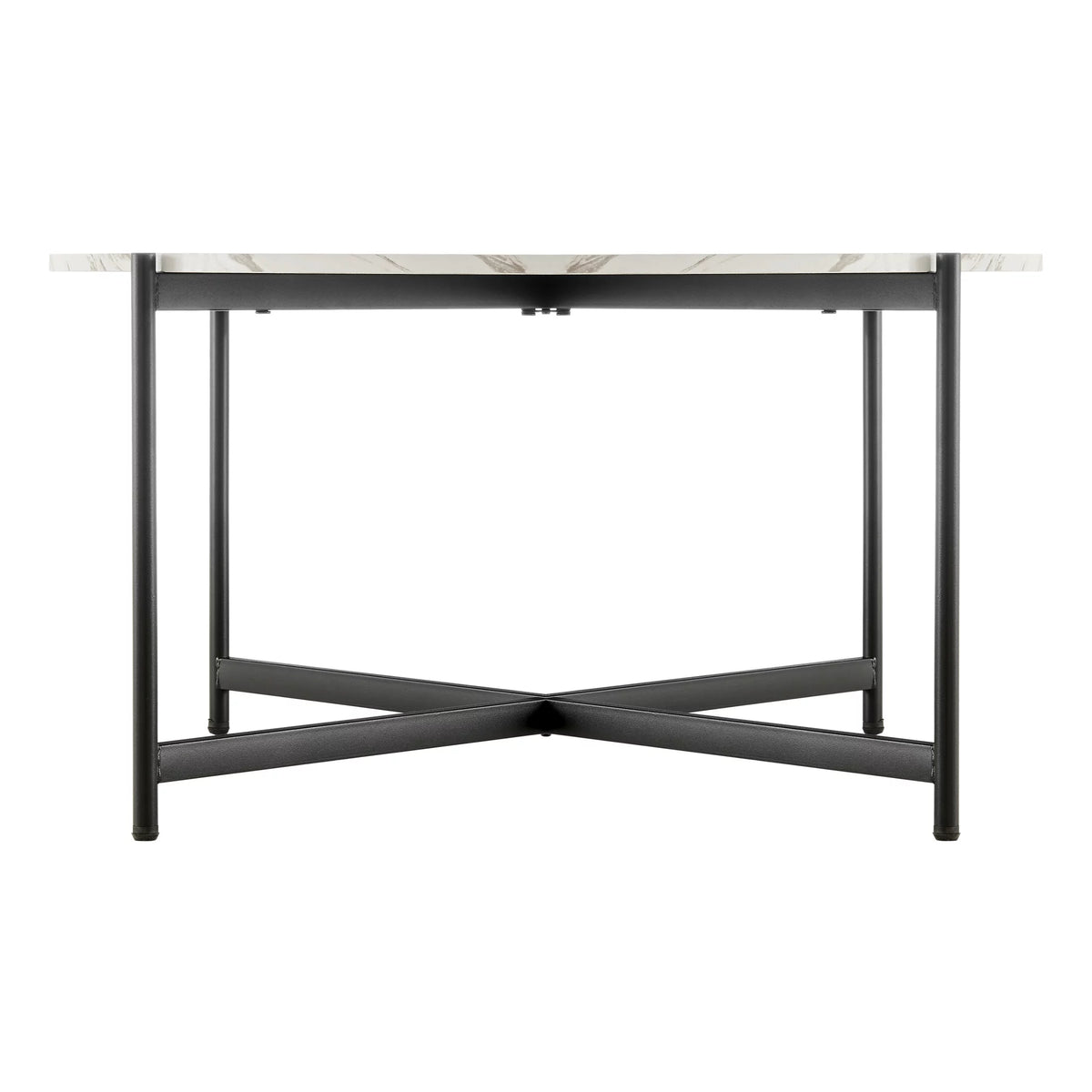 Round Marble Finish Coffee Table G306