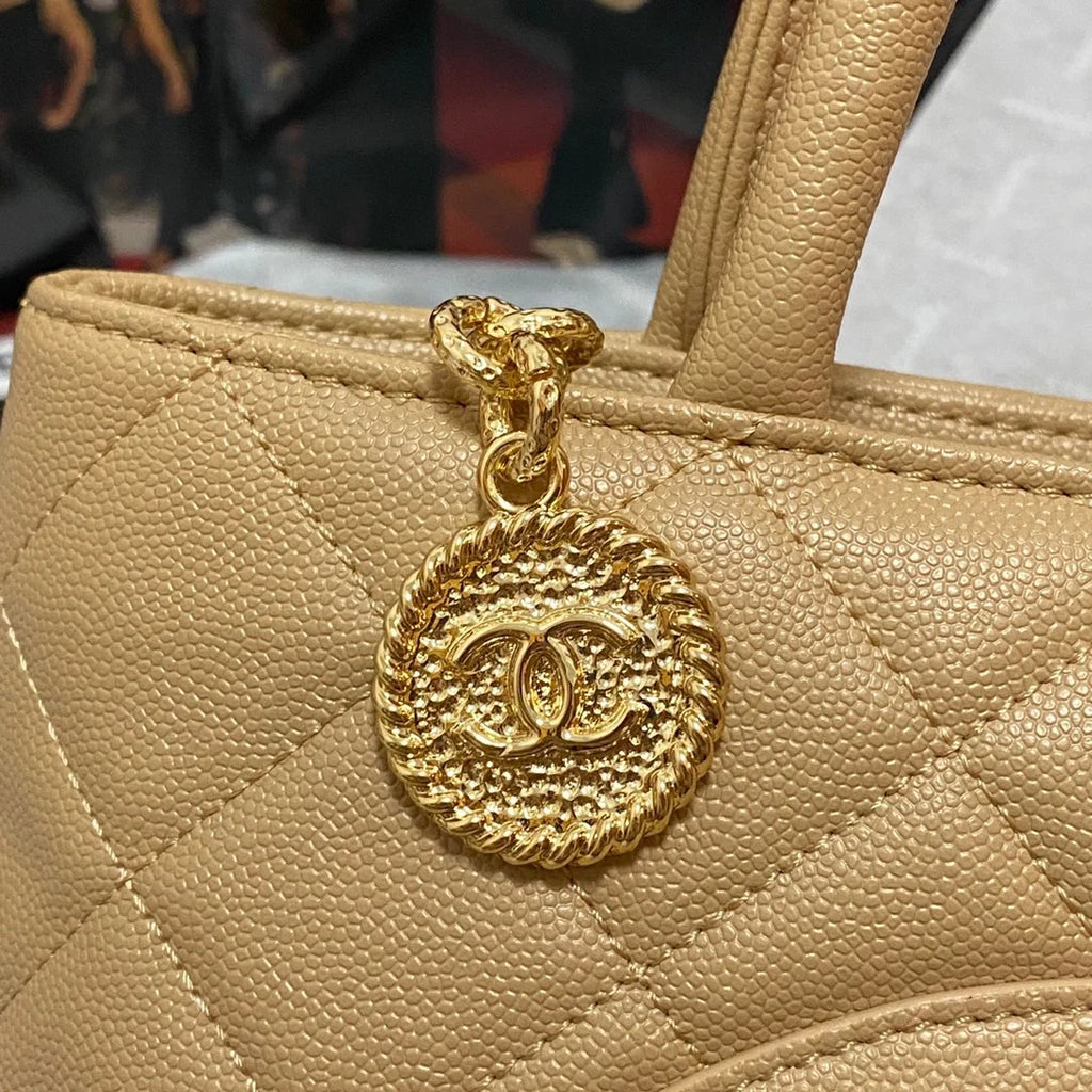 Yellow Caviar Tote Bag N871