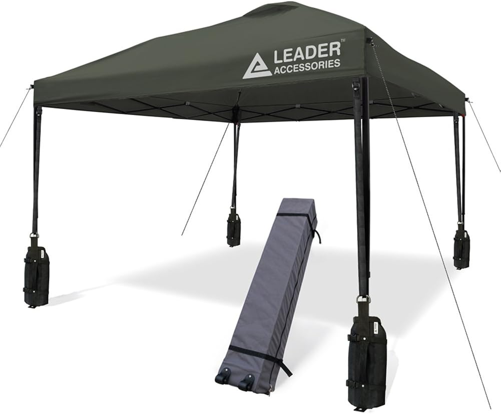 Pop up Canopy Tent 10' x 10' Instant Canopy with Carry Bag B4596
