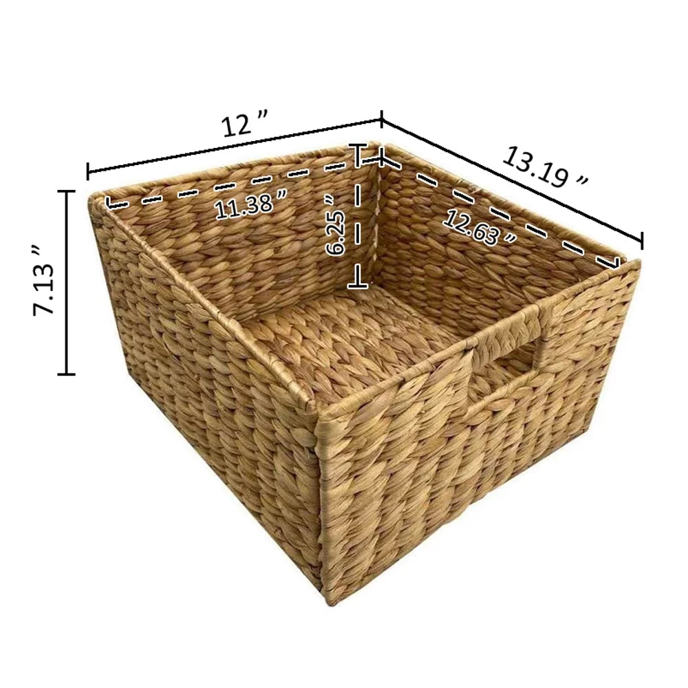 3 Tier Storage Cabinet with 6 Wicker Baskets A1514