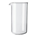 Spare Glass Carafe for French Press Coffee Maker, 12 Oz., Clear E4540