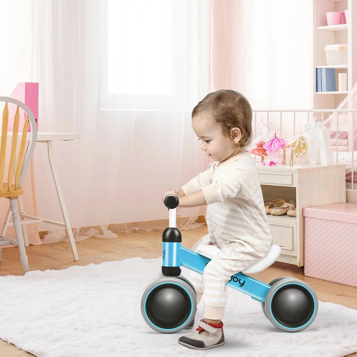 4 Wheels No-Pedal Baby Balance Bike K557325