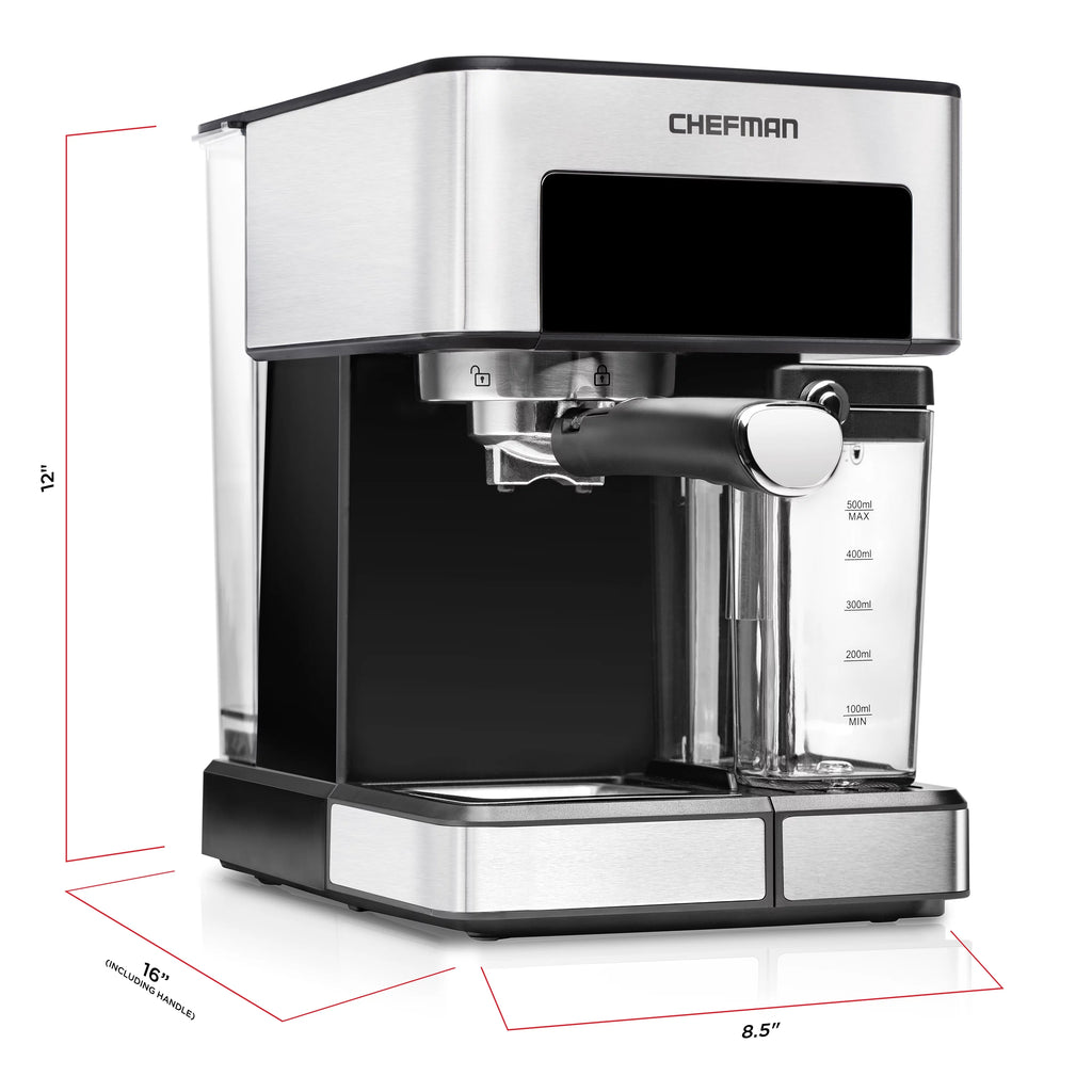 6-in-1 Espresso Machine with Milk Frother S942643
