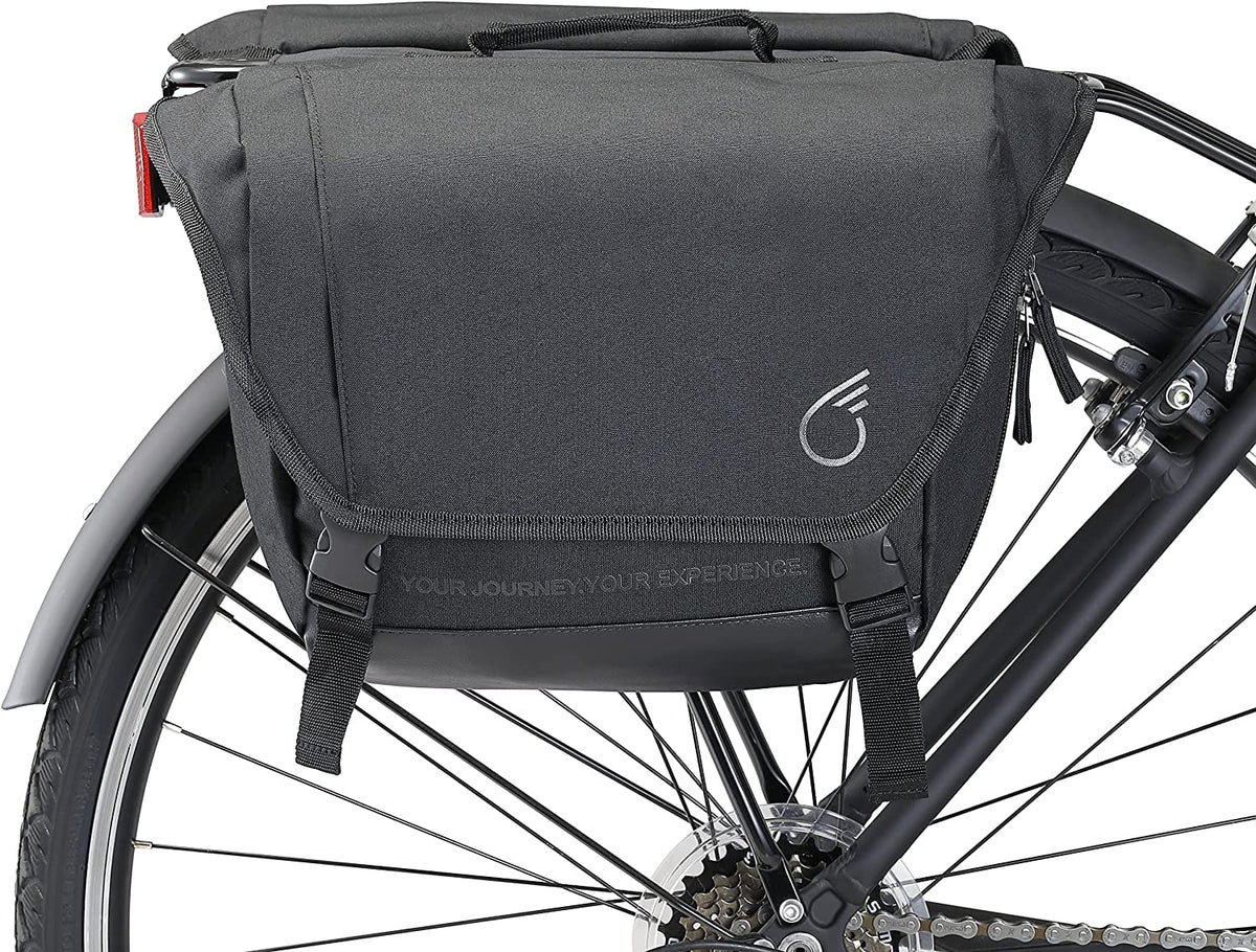 Gray Waterproof Double Sided Bicycle Pannier X10742