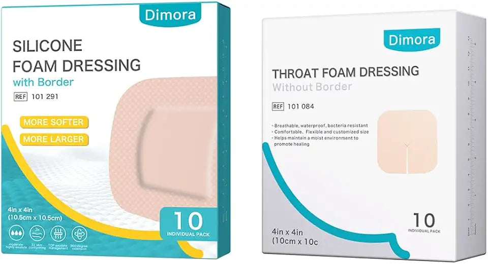 Fenestrated Silicone Foam Dressing E6705