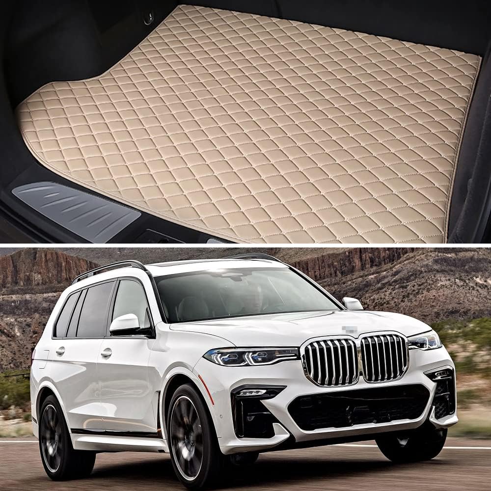 Black Car Trunk Mat Cargo Liner Pack of 2 E8448