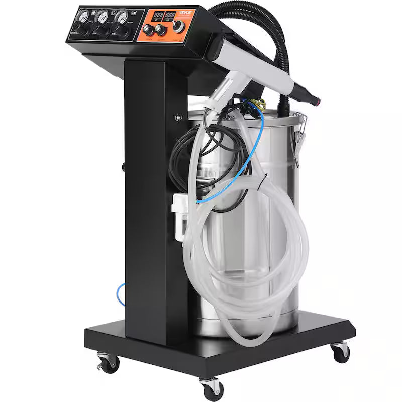 Powder Coating System, 40-Watt 100KV Electrostatic with 50L Powder Hopper L203205