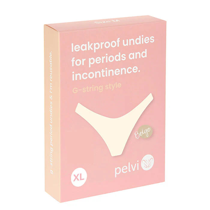 Beige Leakproof Underwear G-String U13549