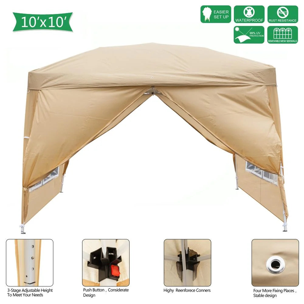 10'x20' Pop Up Canopy Tent with Carry Bag C8200