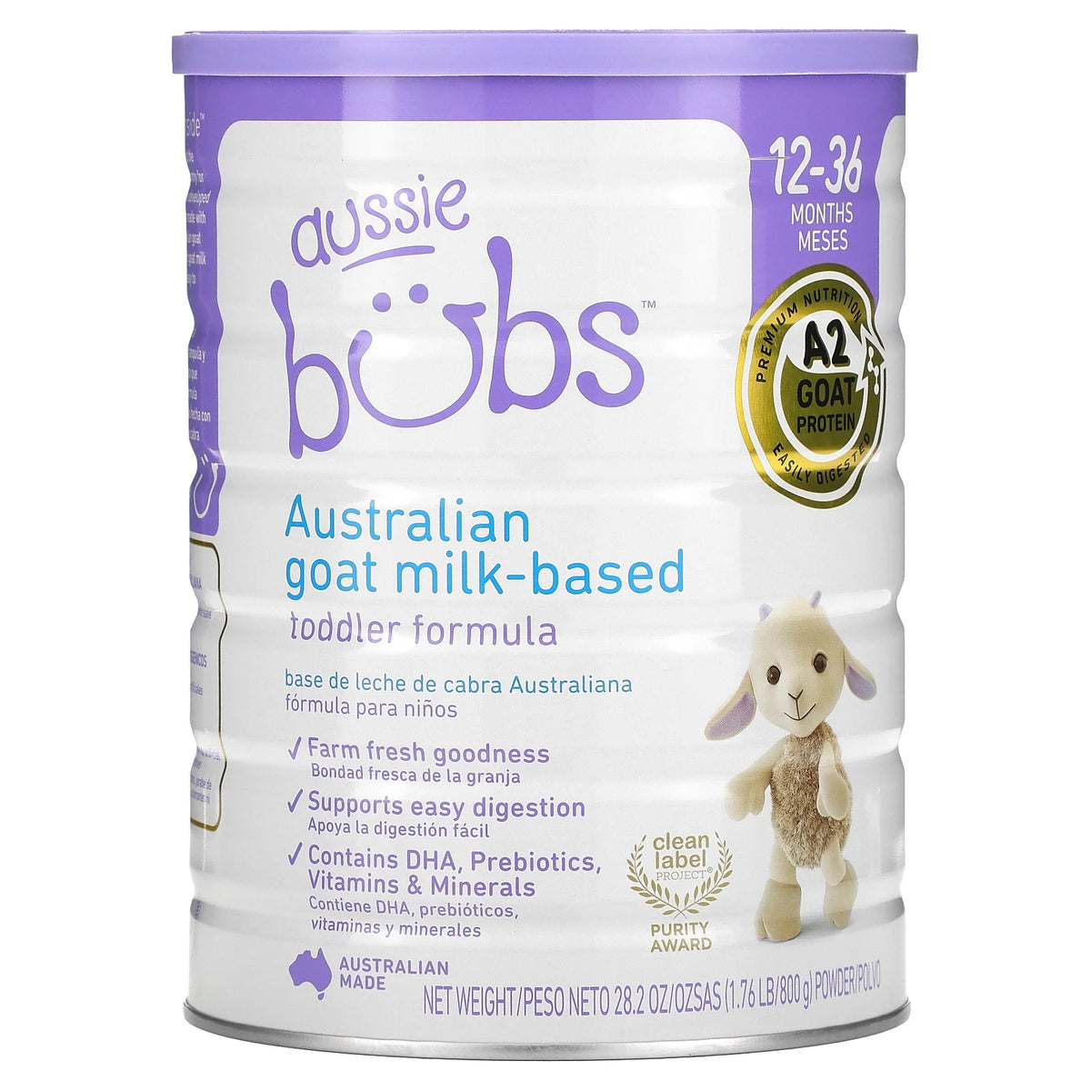 Goat Milk-Based Toddler Formula 28.2 oz O480