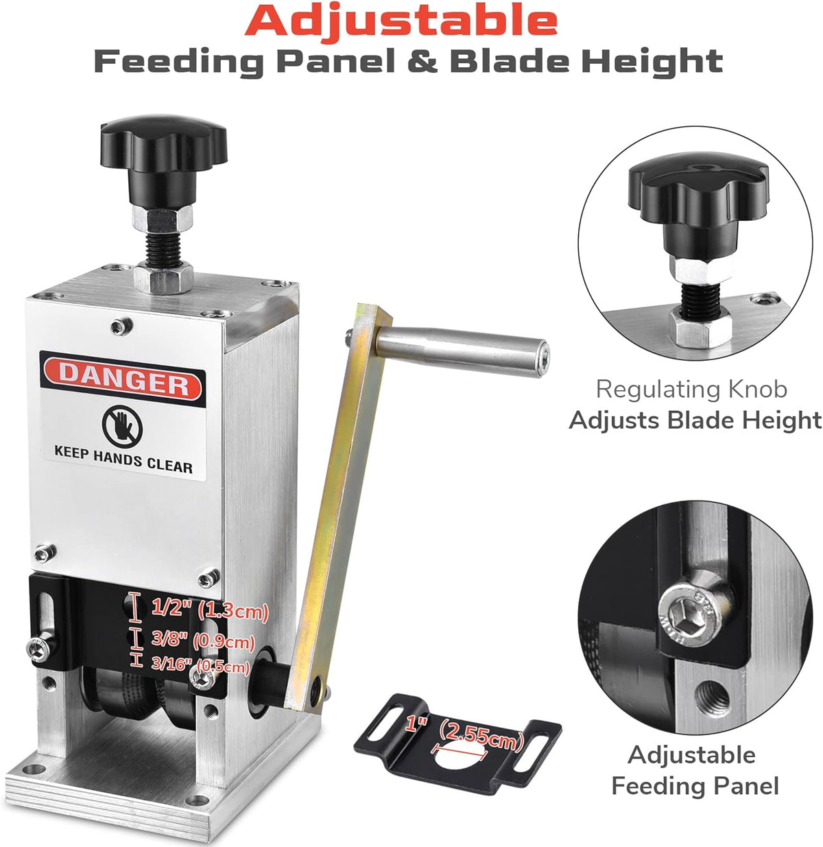 Manual Wire Stripping Machine with Drill Connector Cable Peeling Stripper Tool 0.06-0.98 D88554