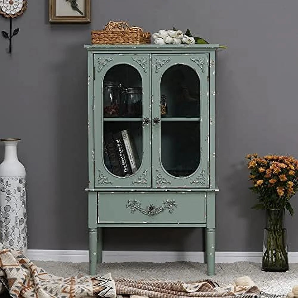 Black 2 Door Accent Cabinet Buffet Sideboard Z285420