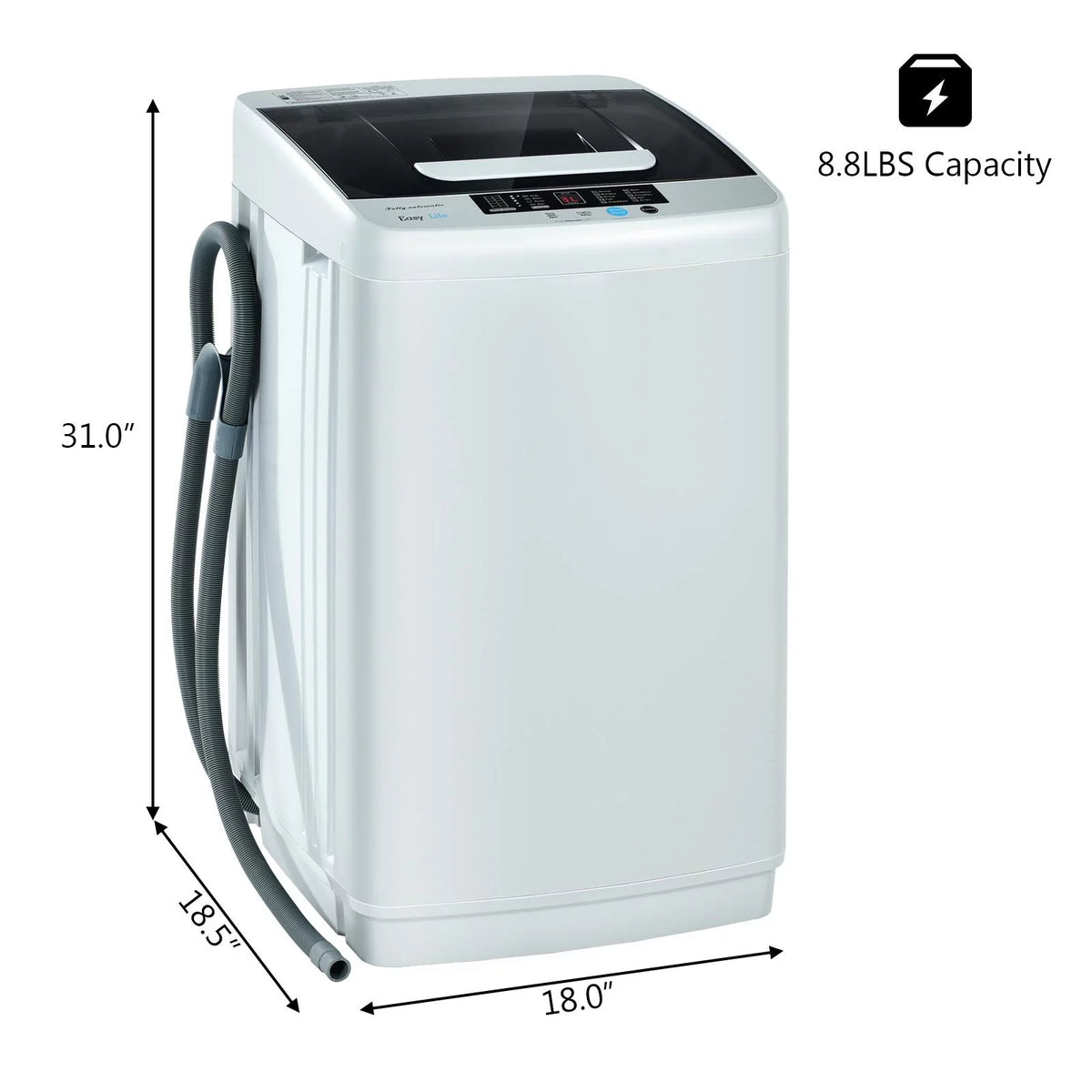 8.8lbs Portable Automatic Washing Machine O627