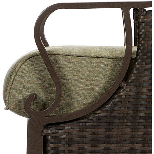 Vintage Meadow 4-Piece Wicker and Steel Conversation Set F157356