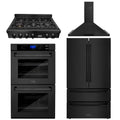 4-Piece Black Stainless Steel Appliance Package F145036