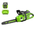60V Brushless Chainsaw with 2.5 Ah Battery & Charger S913