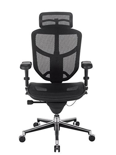 Gray/Black High-Back Executive Desk Chair with Headrest R69521