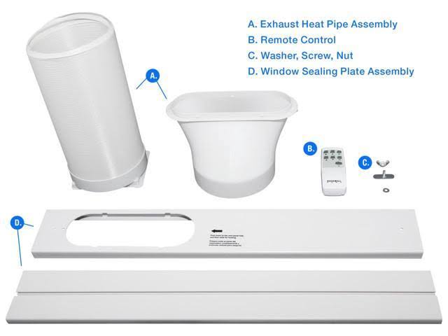 Portable Air Conditioner Fan & Dehumidifier, 3-in-1 D7494