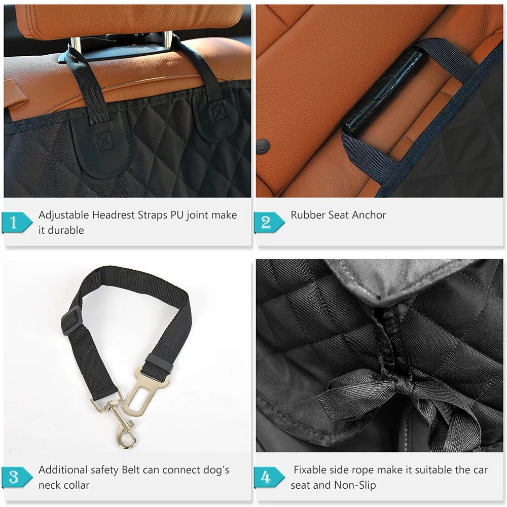 Waterproof Nonslip 600D Dog Car Seat Cover Z92992