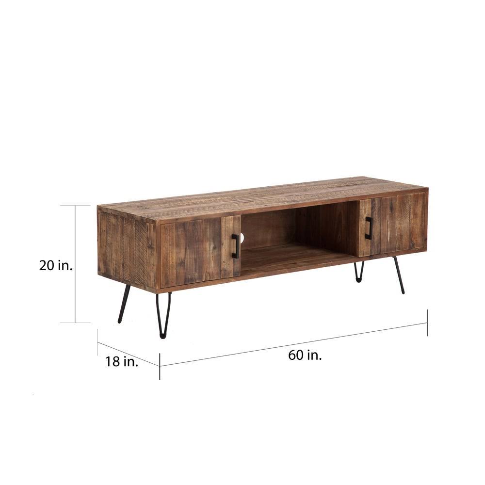 Carbon Black Media TV Stand D27162