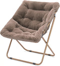 Beige Oversized Foldable Saucer Chair M919