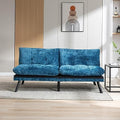 Black Velvet Convertible Sofa Bed T20635