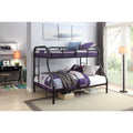 Black Twin/Full Bunk Bed W2399
