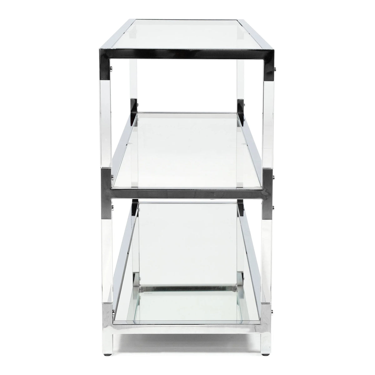 Glass Top Console Table K873