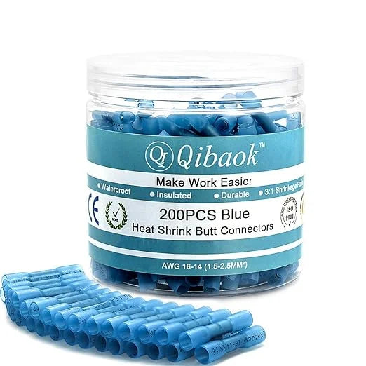 200 PCS Waterproof Insulated Butt Connectors M647