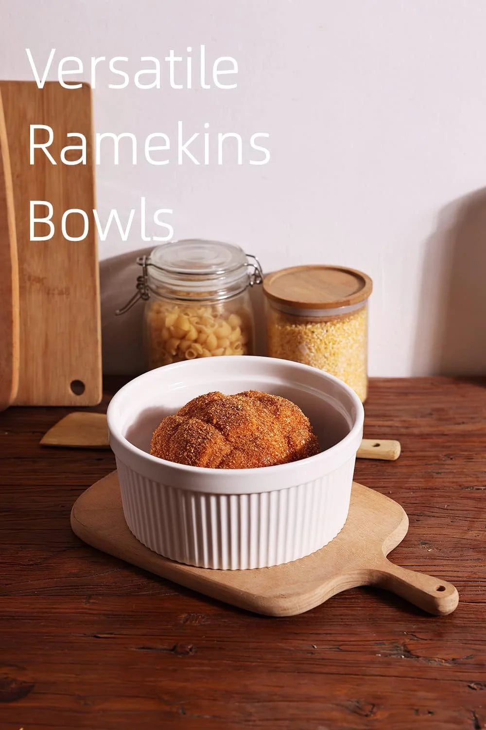 White Porcelain Ramekins 8 inch E11449