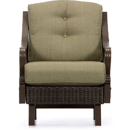 Vintage Meadow 4-Piece Wicker and Steel Conversation Set F157356