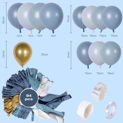 143pcs Double Stuffed Green Red White Pink Gold Balloon Arch Kit B22748