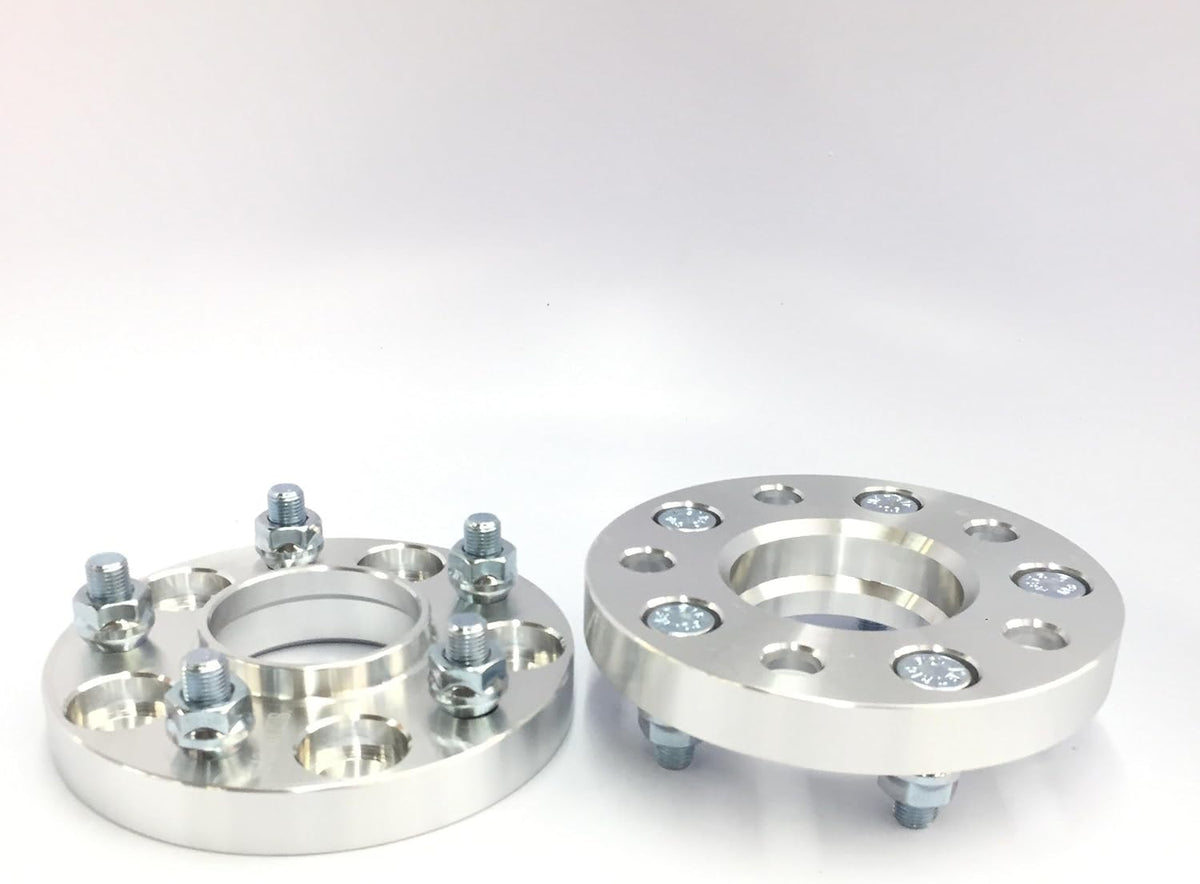 2 Pieces 20mm Hub Centric Wheel Adapters 5x114.3 to 5x100 67.1 to 54.1mm Center Bore 12x1.5 Thread Pitch N406528