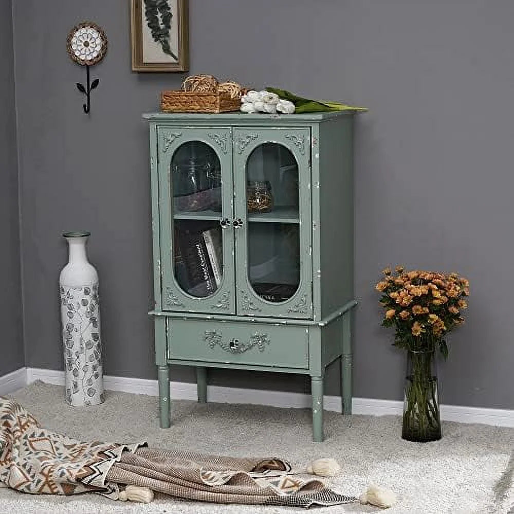 Black 2 Door Accent Cabinet Buffet Sideboard Z285420