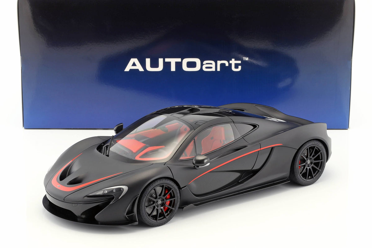 Matt Black with Red Accents 1/12 Model Car H15757