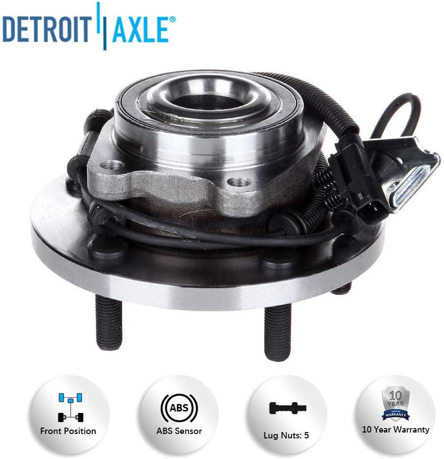 Front Wheel Hub and Bearing 2pc Set X7698