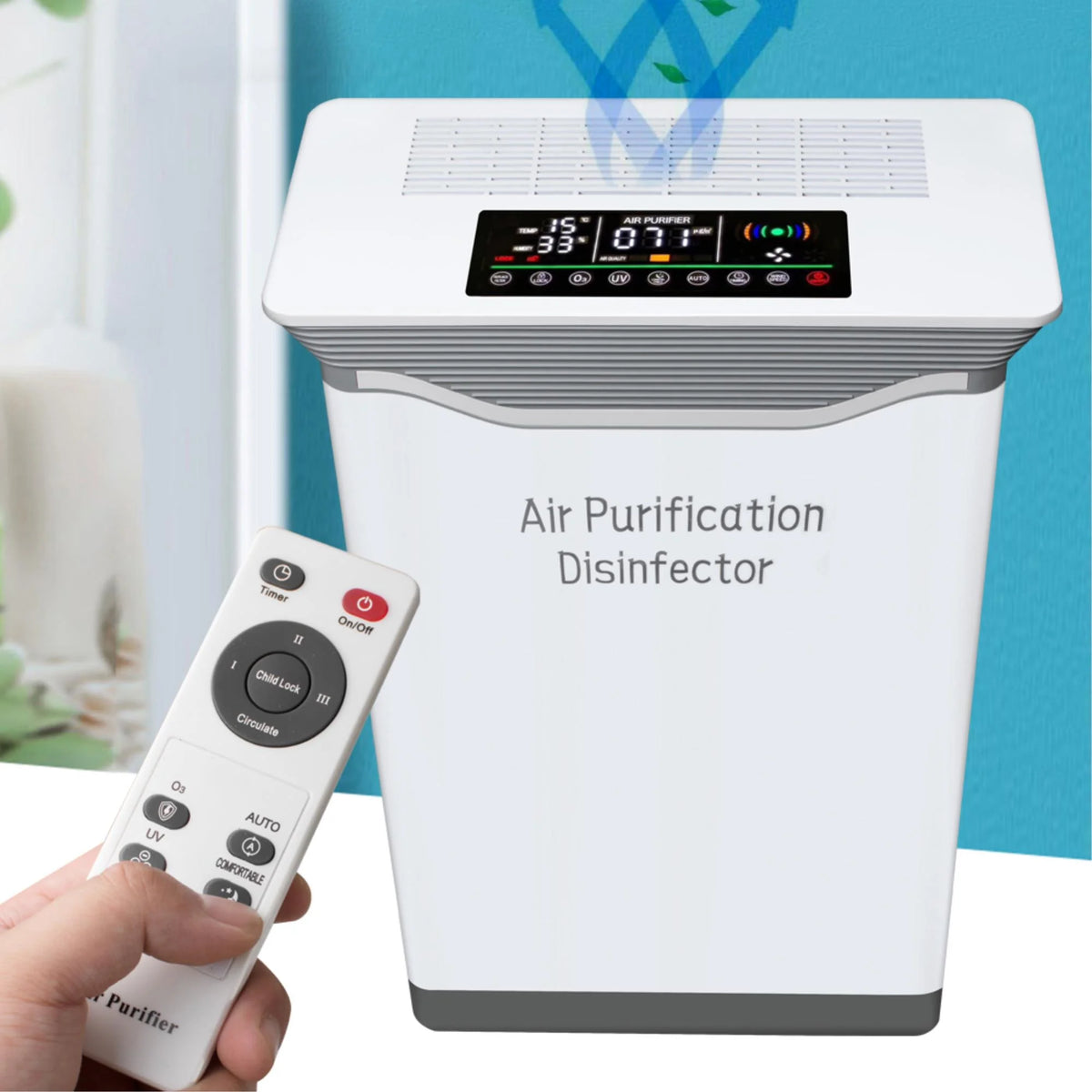 5 Stage Air Purifier with O3 Sterilization & LCD Display L698