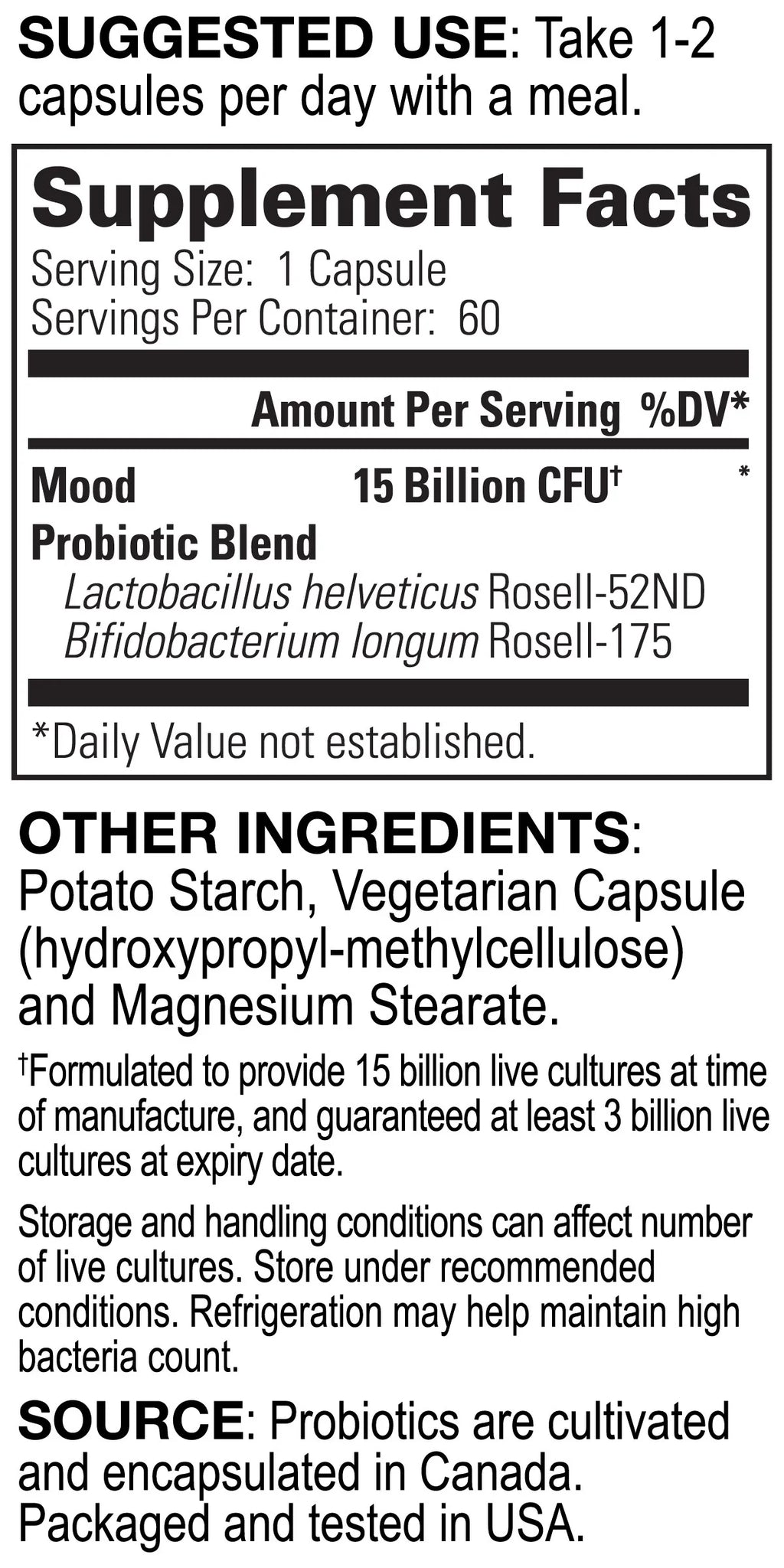 Probiotic Capsules, 60 Ct L237462