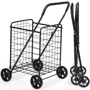 Folding Shopping Cart Utility Trolley O7760