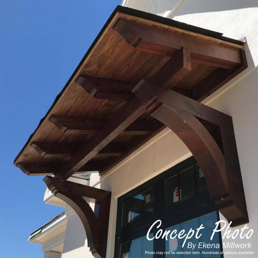 6x22W x 42x22D x 48x22H Western Red Cedar Bracket L4457